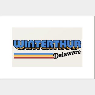 Winterthur, Delaware / / Retro Styled Design Posters and Art